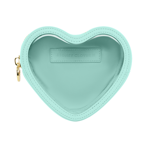 Clear Front Heart Pouch