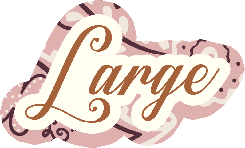 Hand Embroidered Large Custom Text Patch