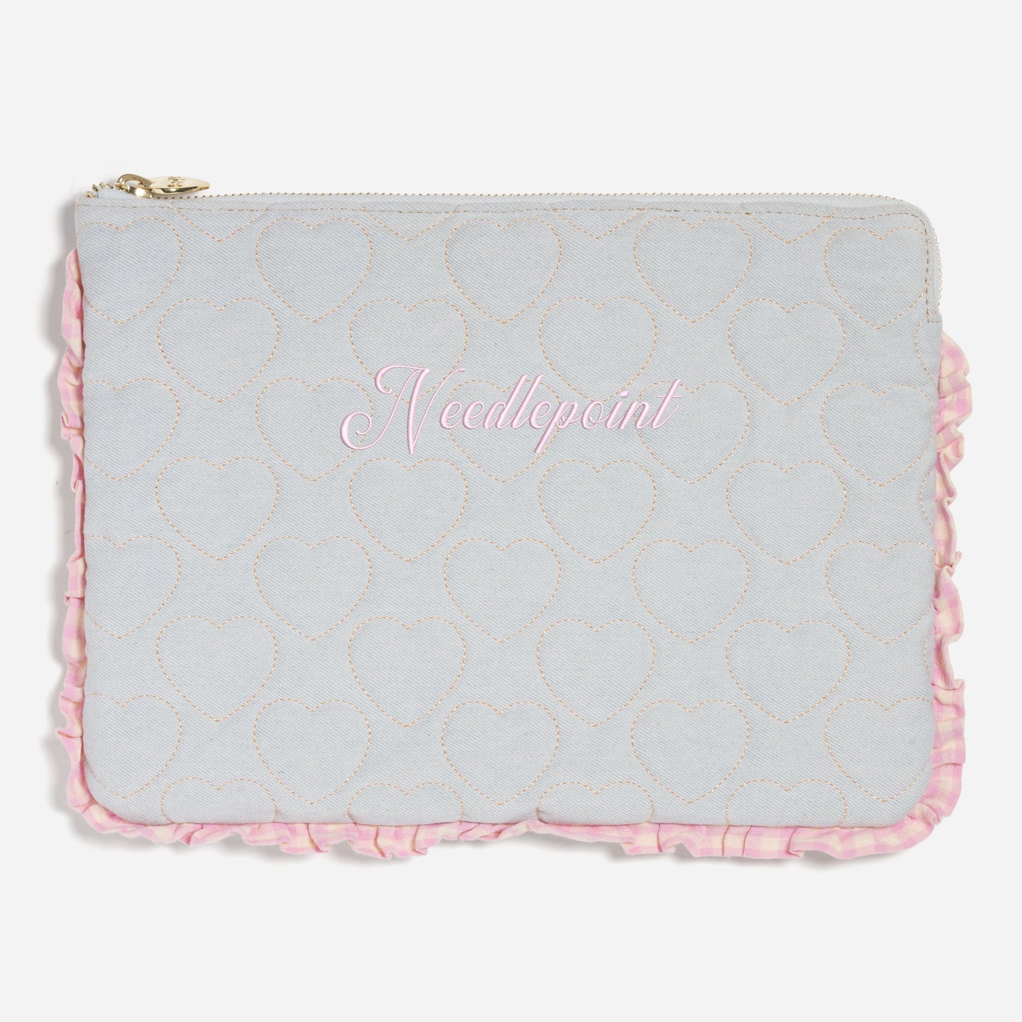 Needlepoint Flat Pouch Set - Stoney Clover Lane