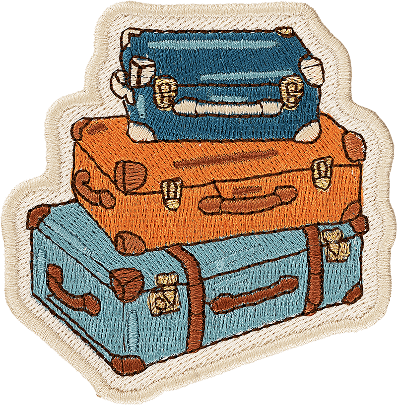 Stack of Luggage Patch