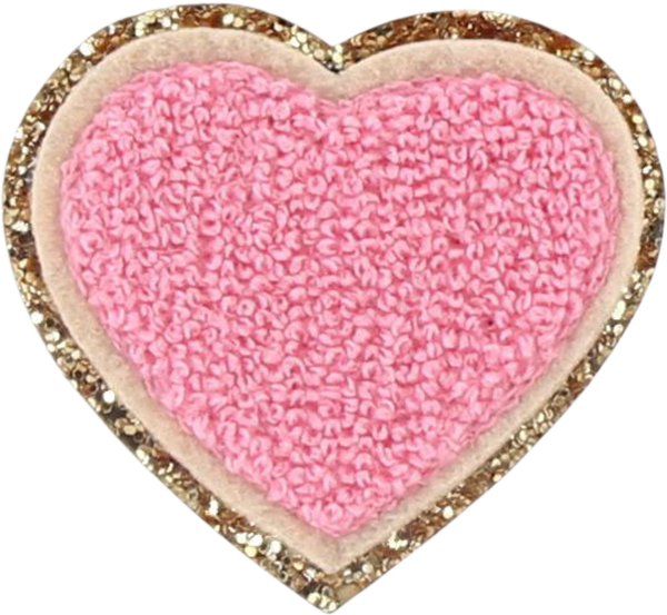 Glitter Heart Patch