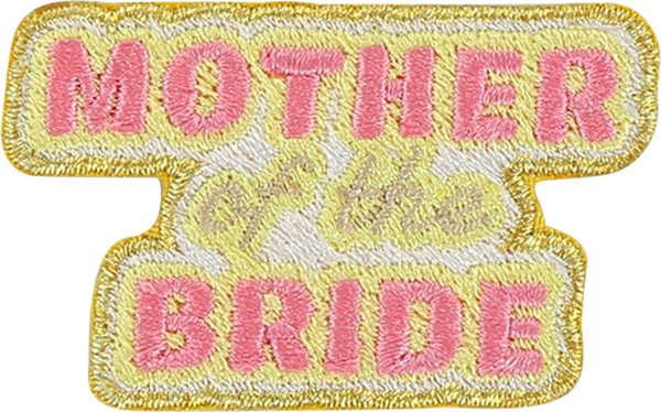 Mother of the Bride Sticker Patch