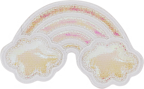 Puffy Iridescent Rainbow Patch