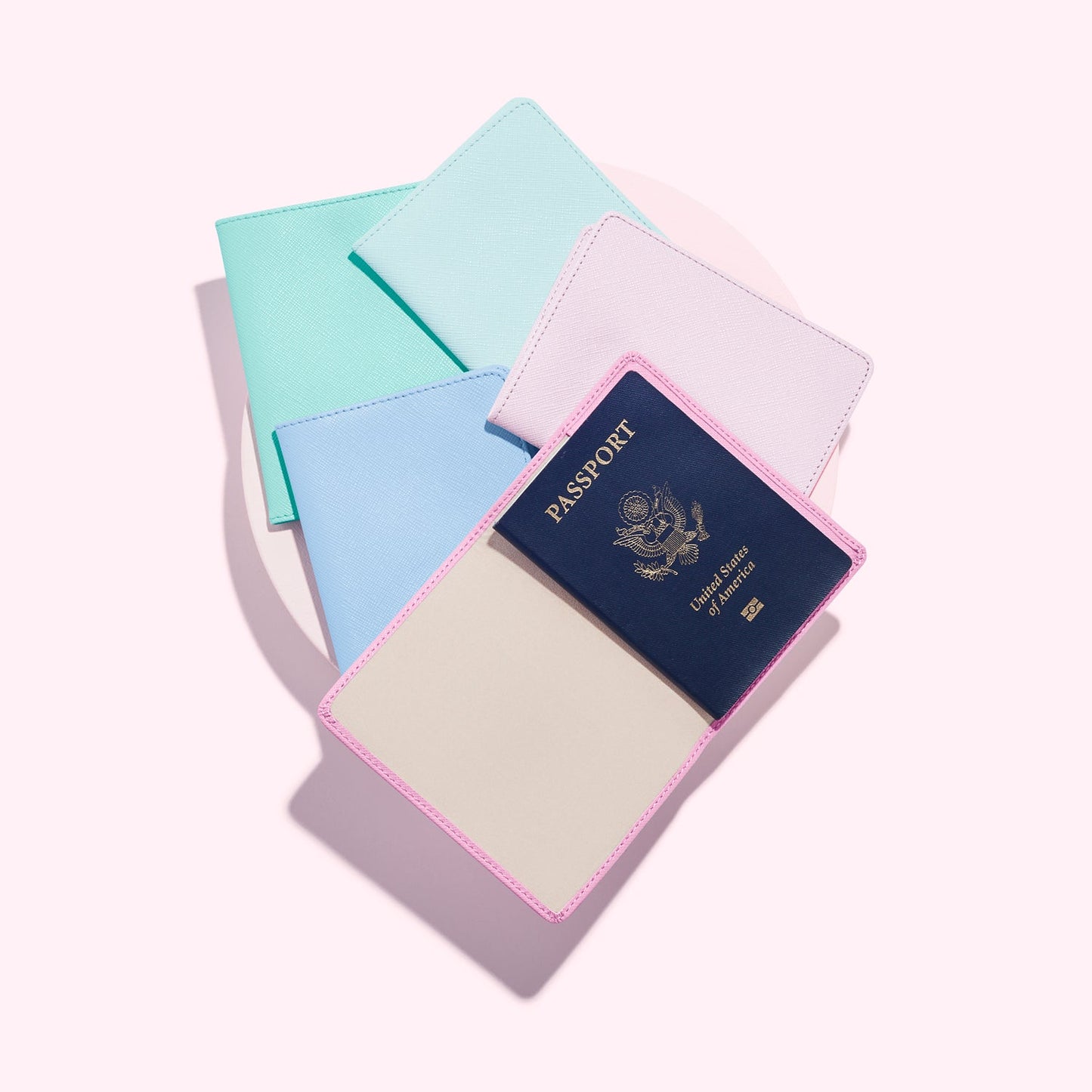 Colorful personalized passport cover with fast shipping, passport holder