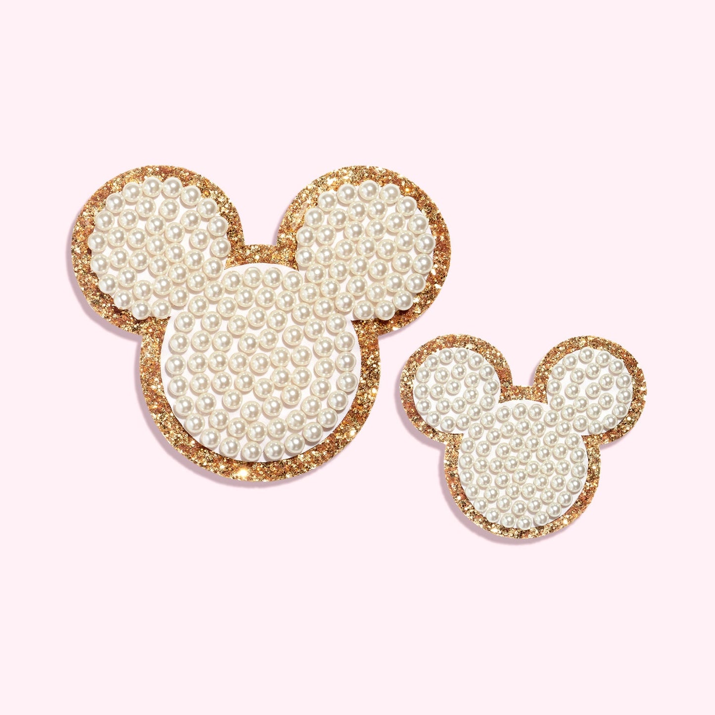 Disney Mickey Mouse Large Glitter Pearl Patch