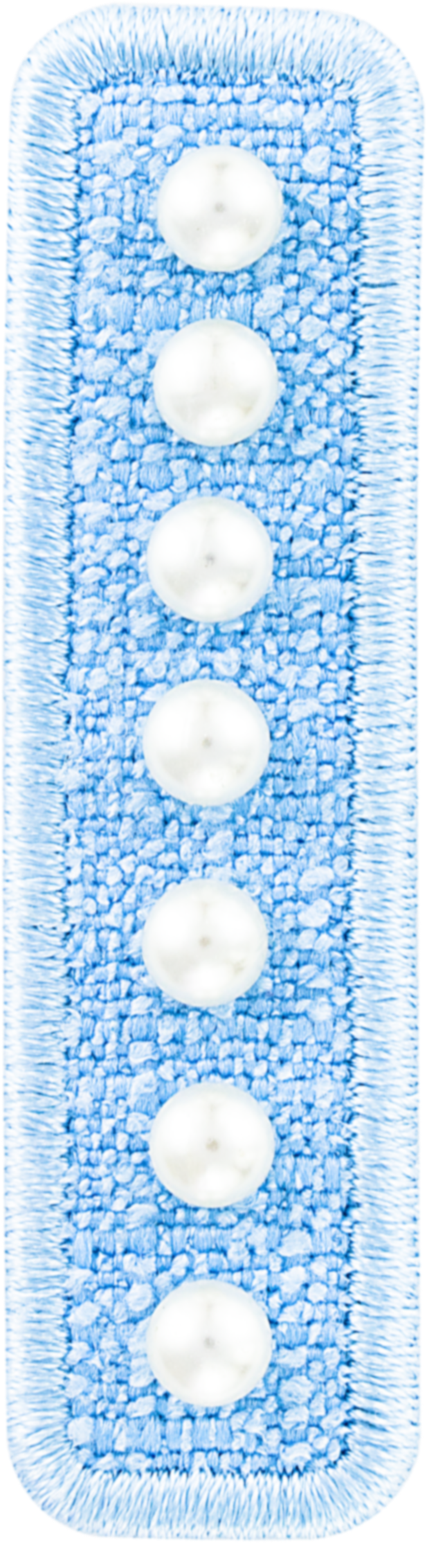 Blue Pearl Letter Patch
