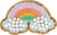 Glitter Pearl Rainbow Patch