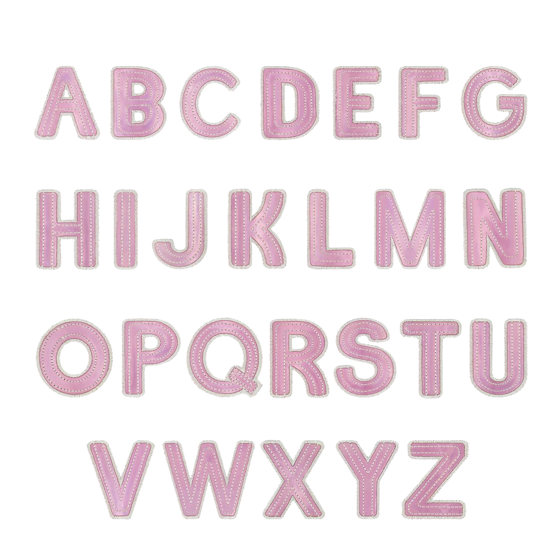Malibu Barbie™ Iridescent Letter Patches