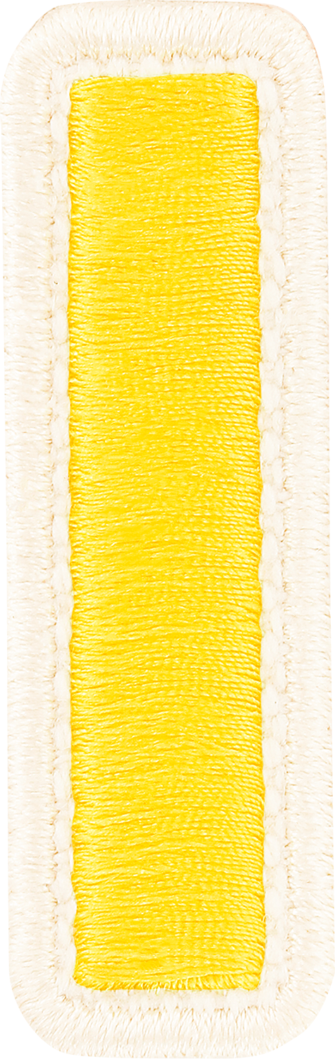 Lemon Rolled Embroidery Letter Patches