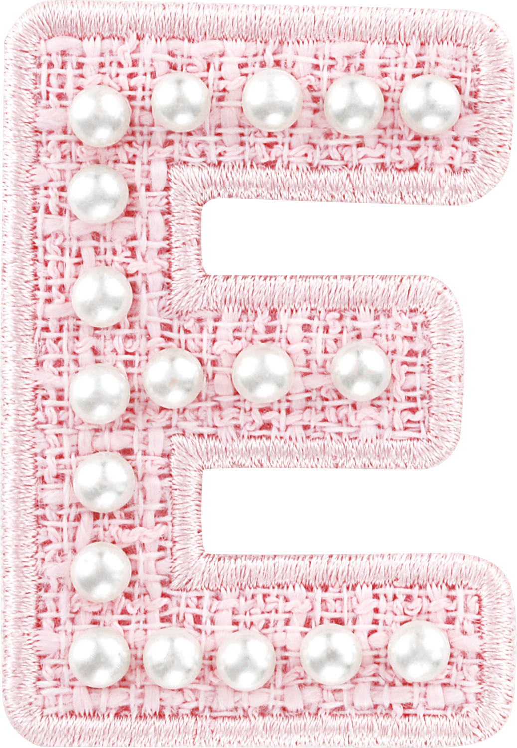 Stoney Clover Lane White Pearl Letter Patches – mitylene