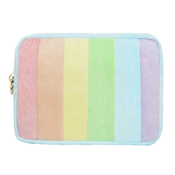 Stoney Clover Lane Bags | Stoney Clover Lane Large Rainbow Terry Pouch | Color: Blue/Pink | Size: Os | Kristun's Closet