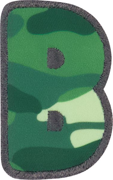 Camo Letter Patches