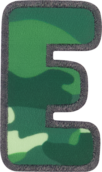 Camo Letter Patches