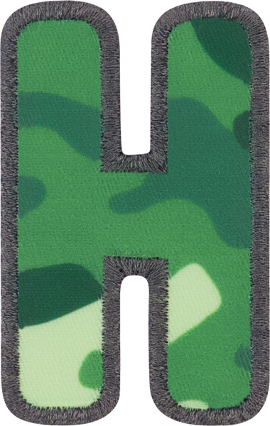 Camo Letter Patches