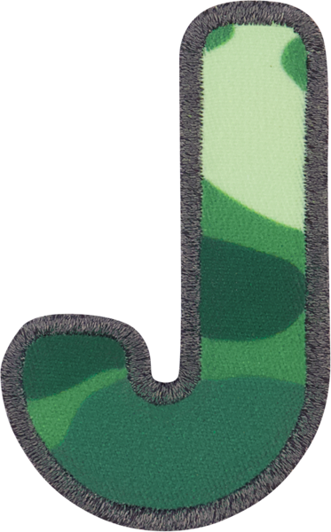 Camo Letter Patches