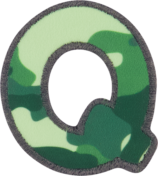 Camo Letter Patches