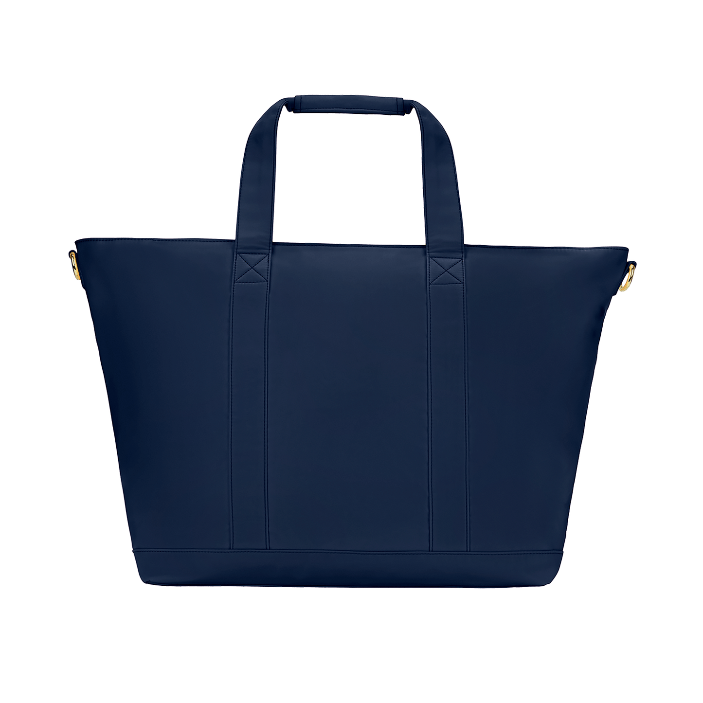 navy tote bag