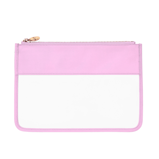 Classic Clear Flat Pouch | Personalized Pouch - Stoney Clover Lane