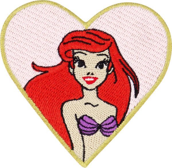 Disney Princess Ariel Heart Patch