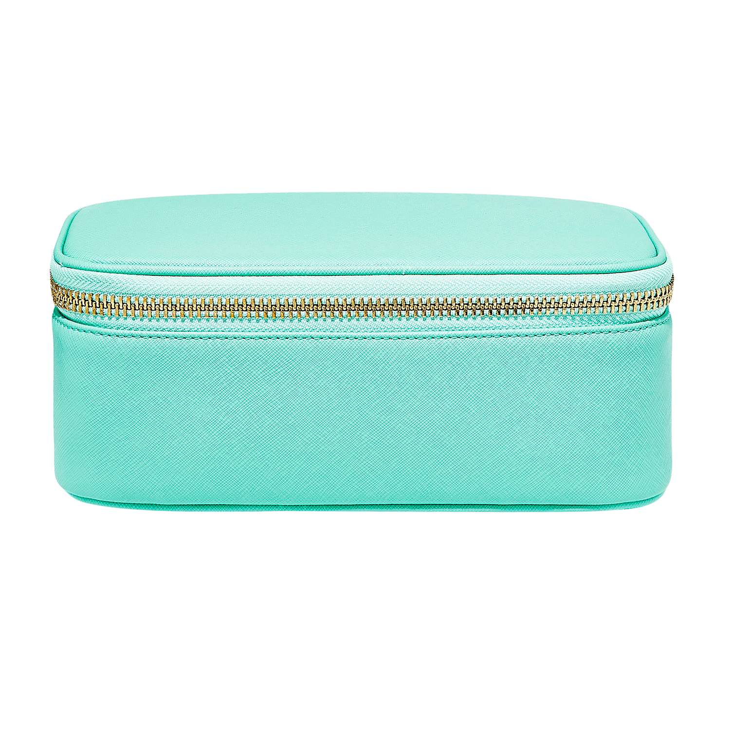 Textured Open Top Mirror Pouch