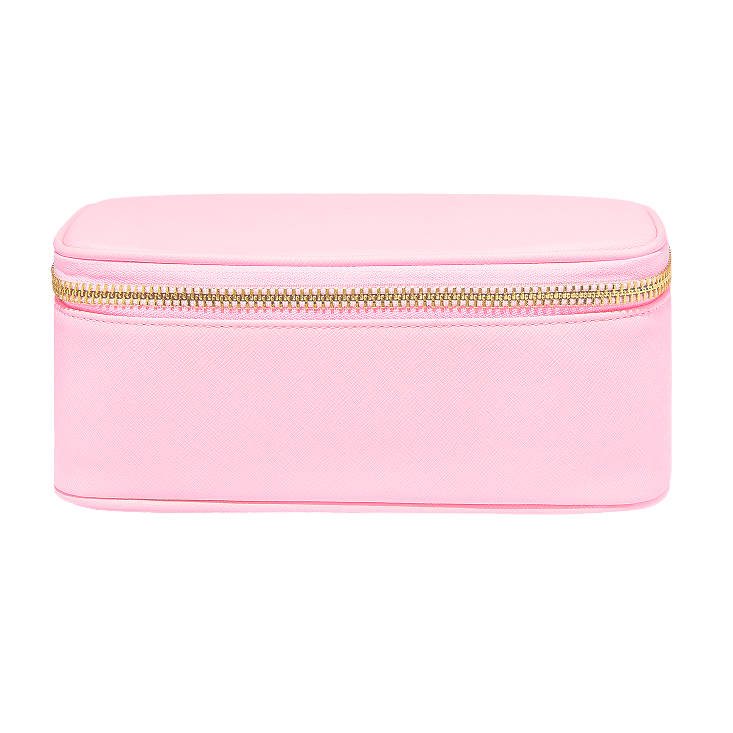 Textured Open Top Mirror Pouch