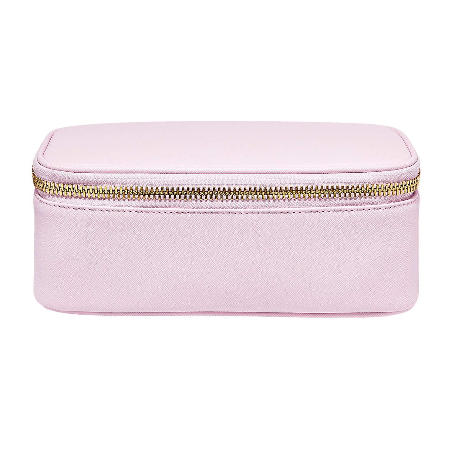 Textured Open Top Mirror Pouch