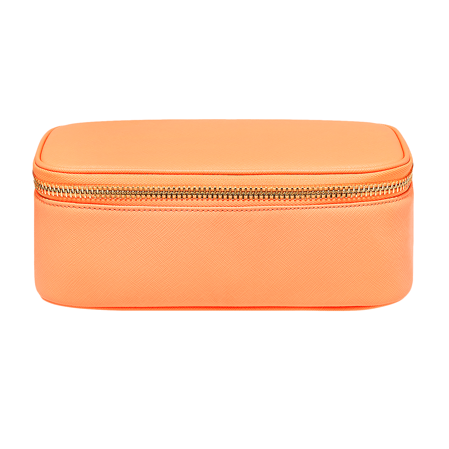 Textured Open Top Mirror Pouch