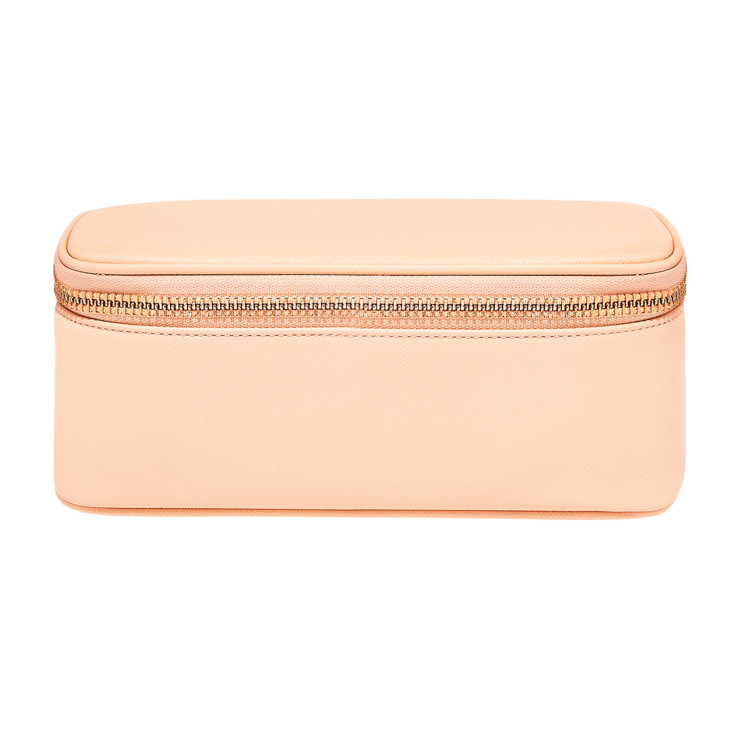 Textured Open Top Mirror Pouch