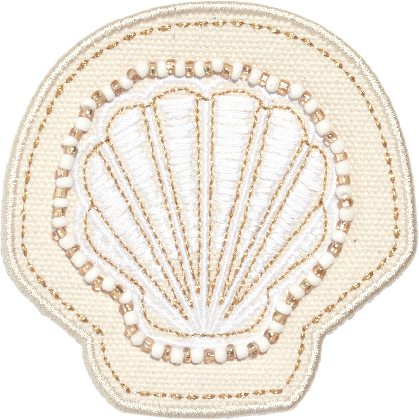 Summer Woven Seashell Patch