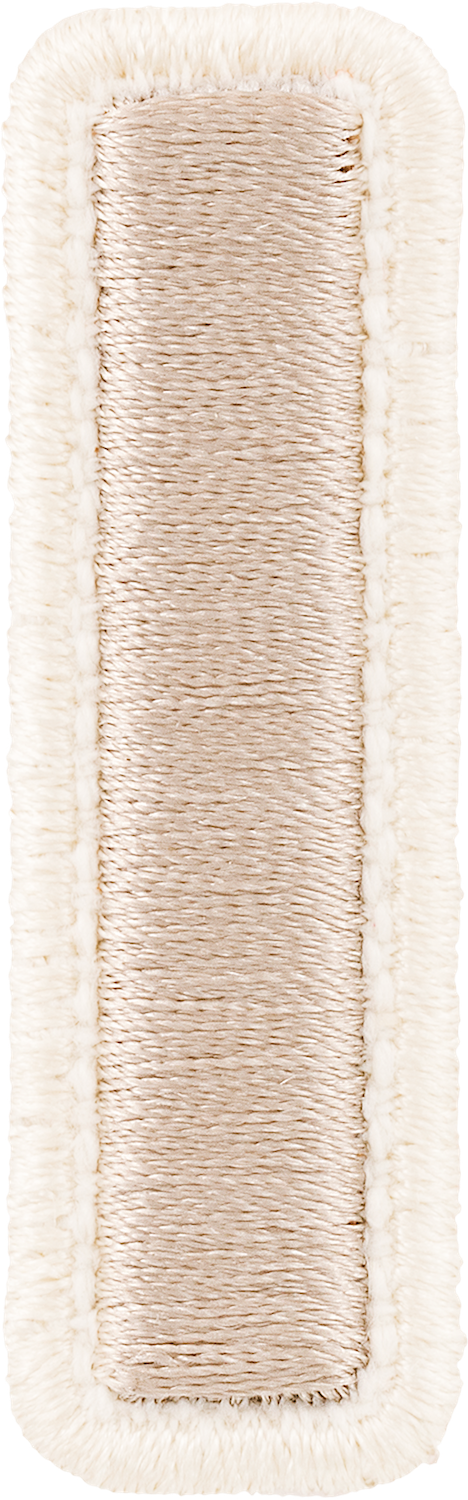 Sand Rolled Embroidery Letter Patches