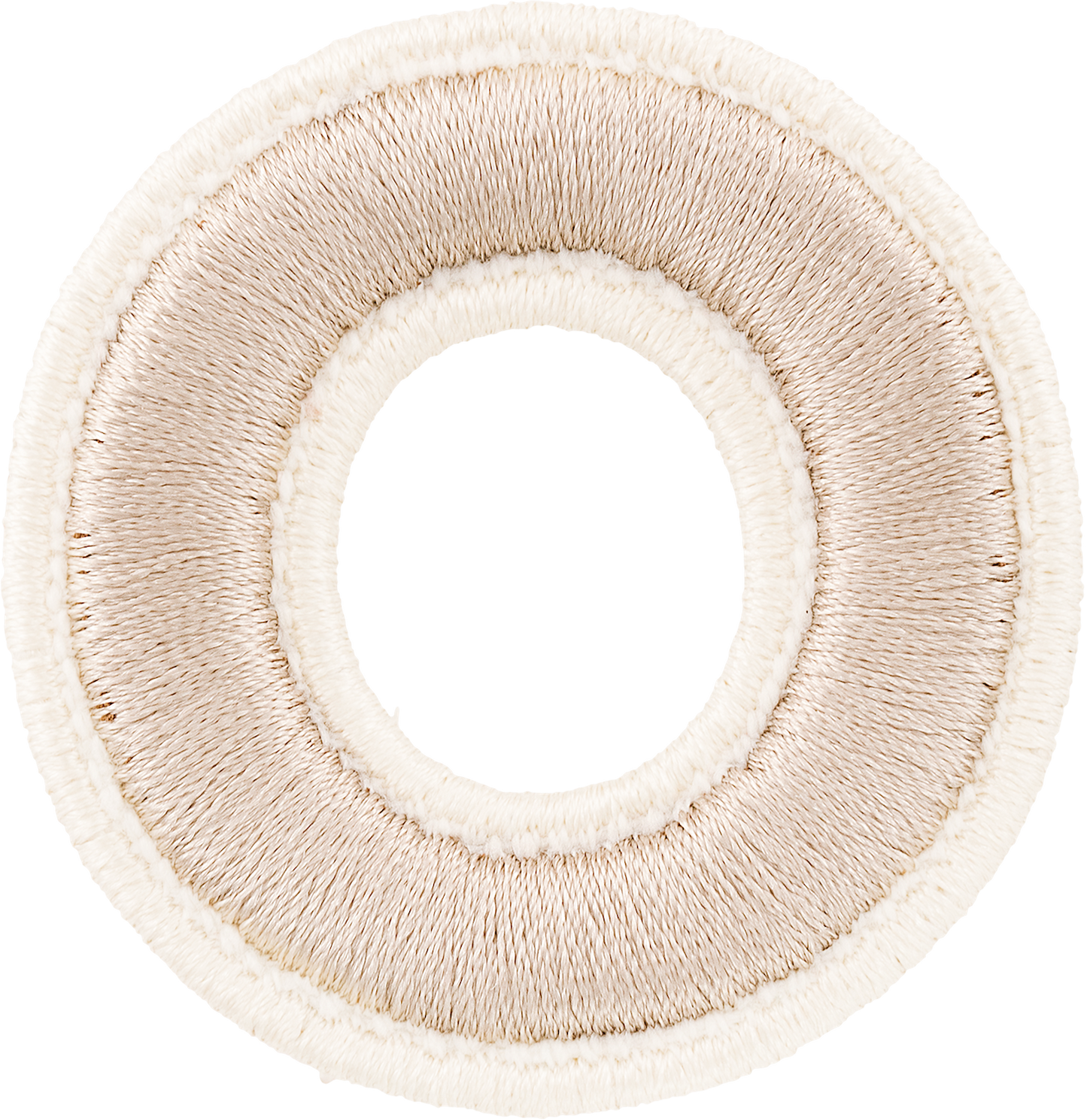 Sand Rolled Embroidery Letter Patches
