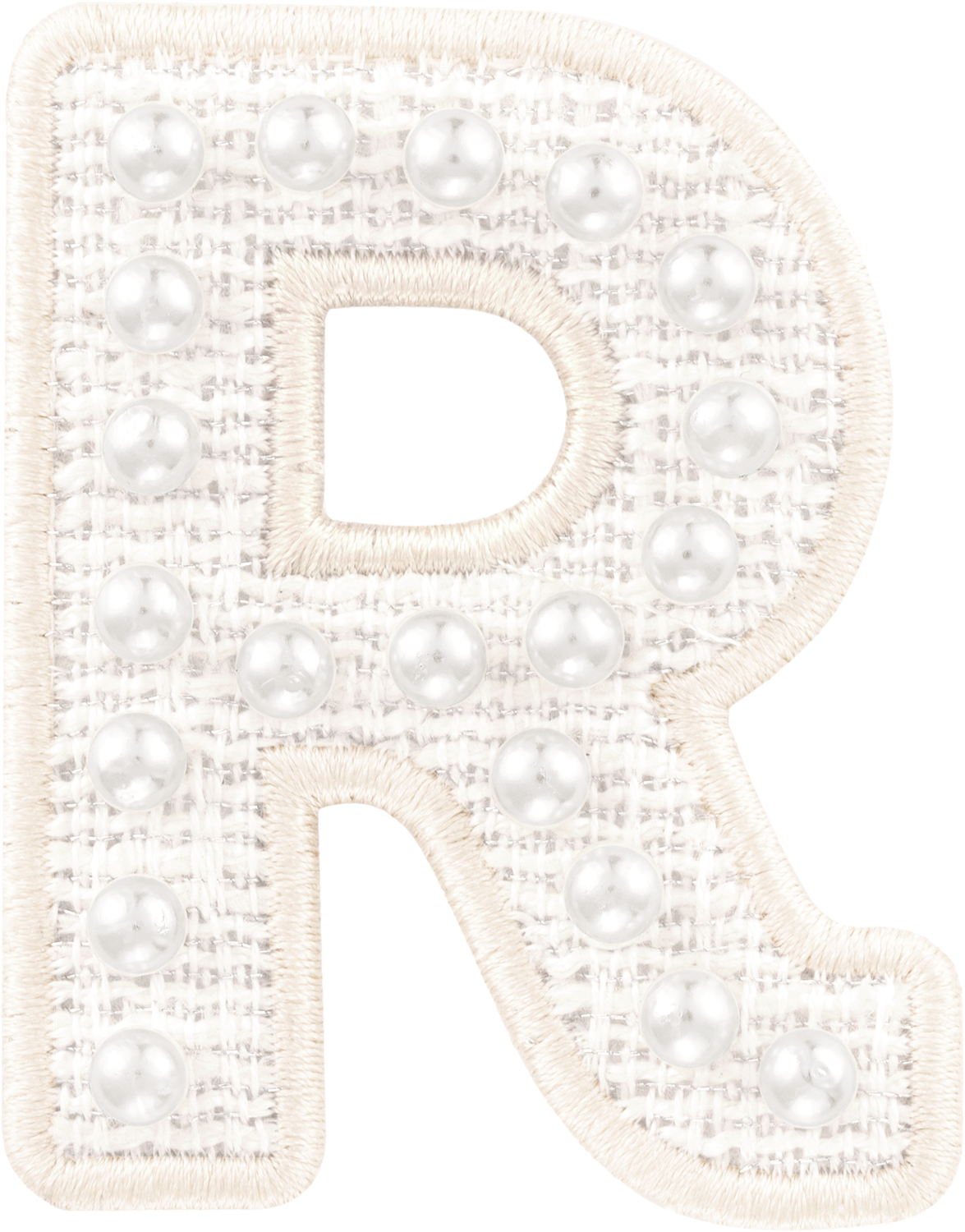 Stoney Clover Lane White Pearl Letter Patches – mitylene