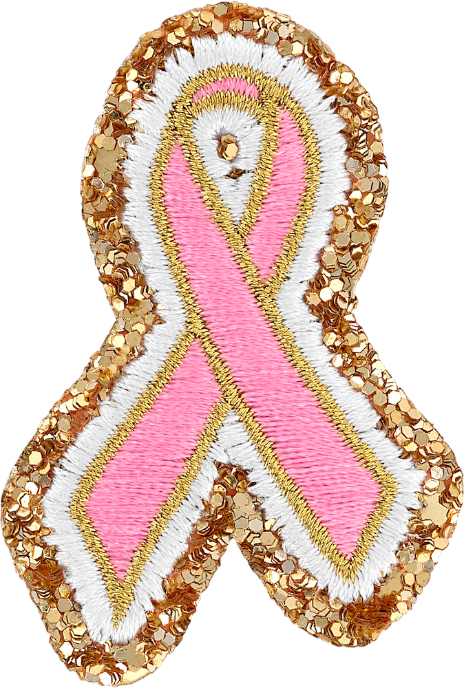 Pink Cancer Ribbon Patch