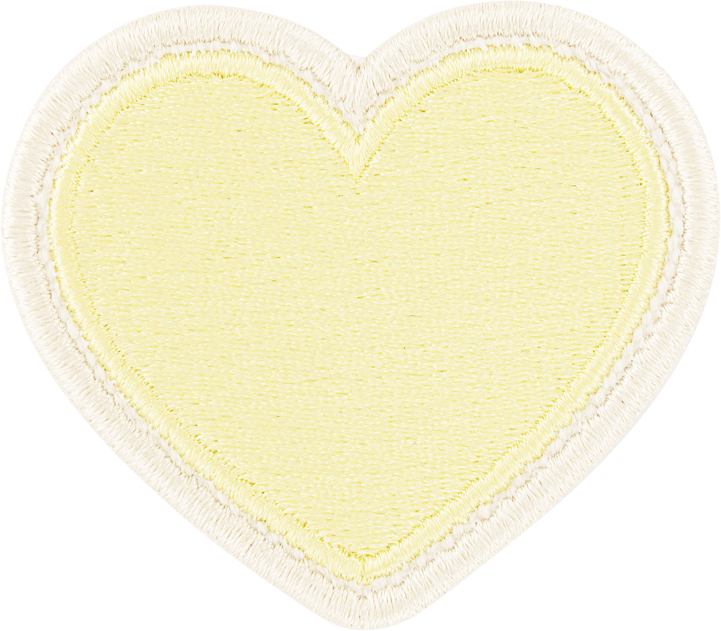 Banana Rolled Embroidery Heart Patch