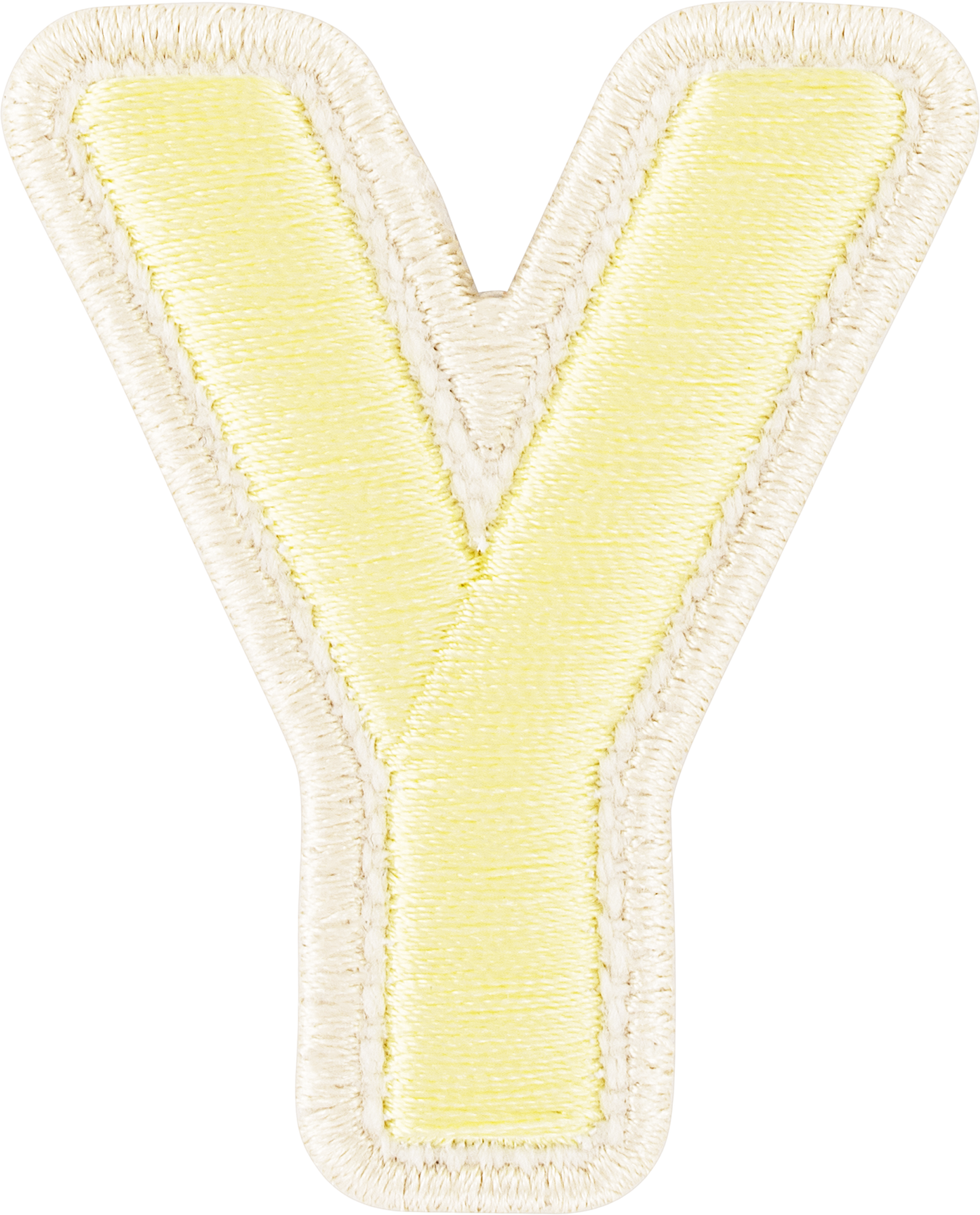 Banana Rolled Embroidery Letter Patches