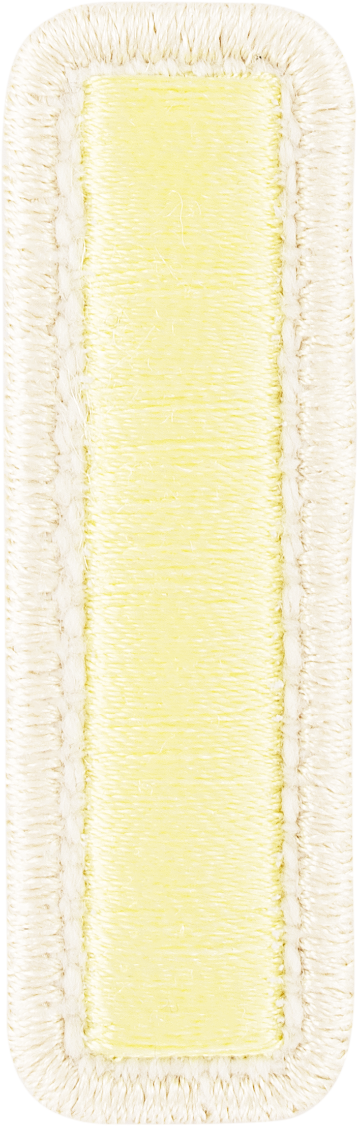 Banana Rolled Embroidery Letter Patches