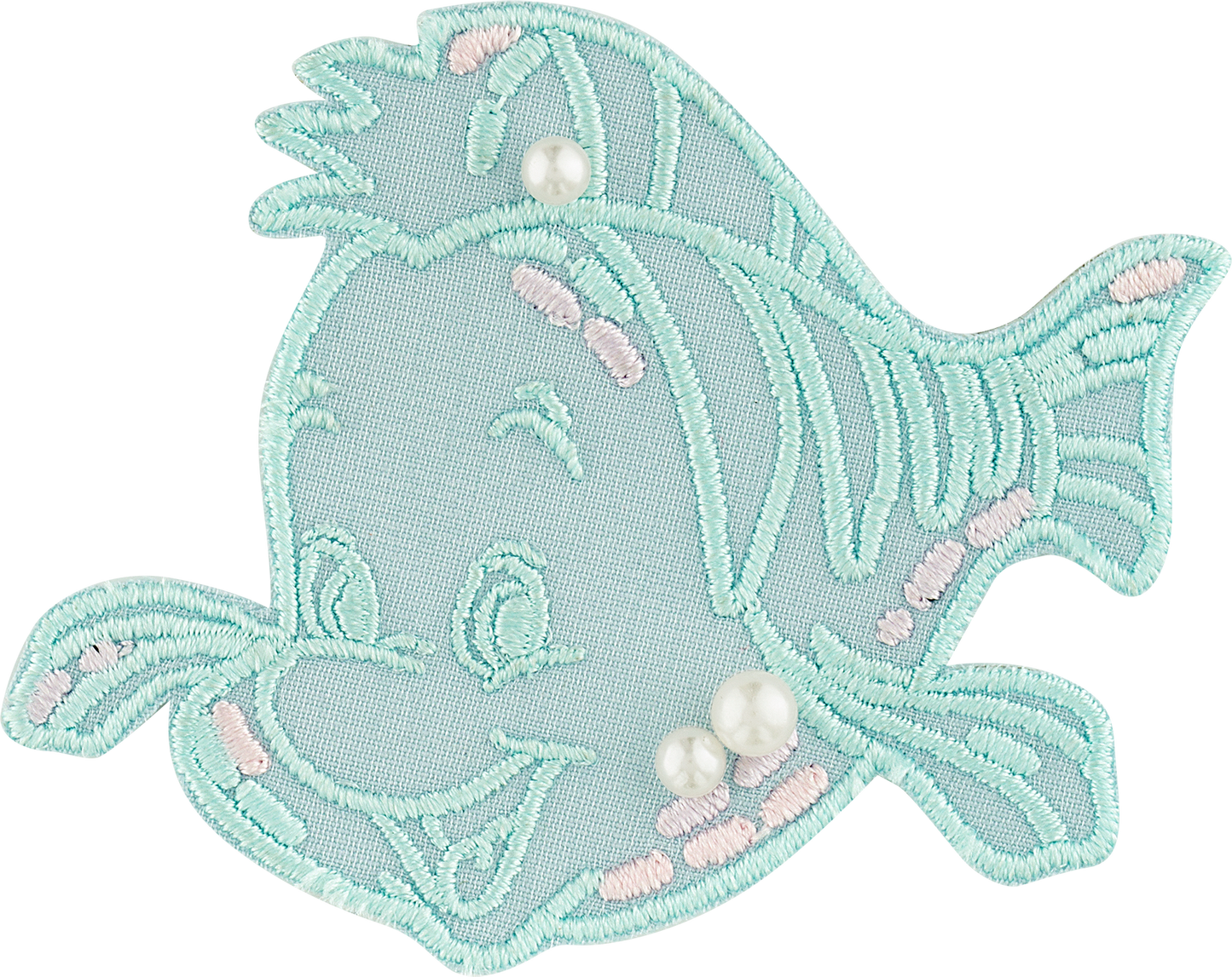 Disney Princess Little Mermaid Embellished Flounder Patch