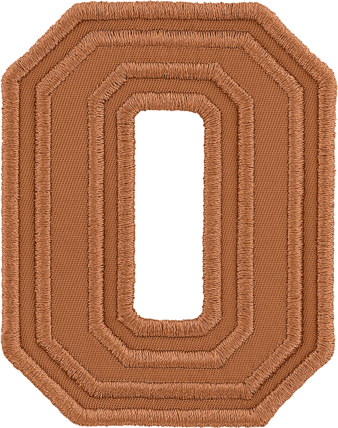 Camel Varsity Nylon Letter Patch