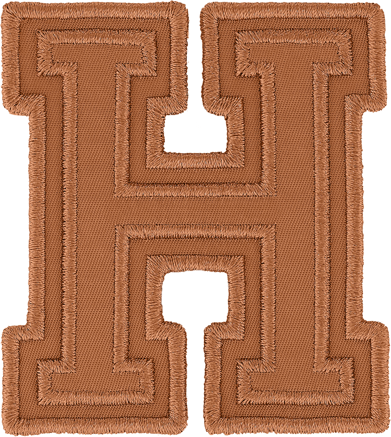 Camel Varsity Nylon Letter Patch