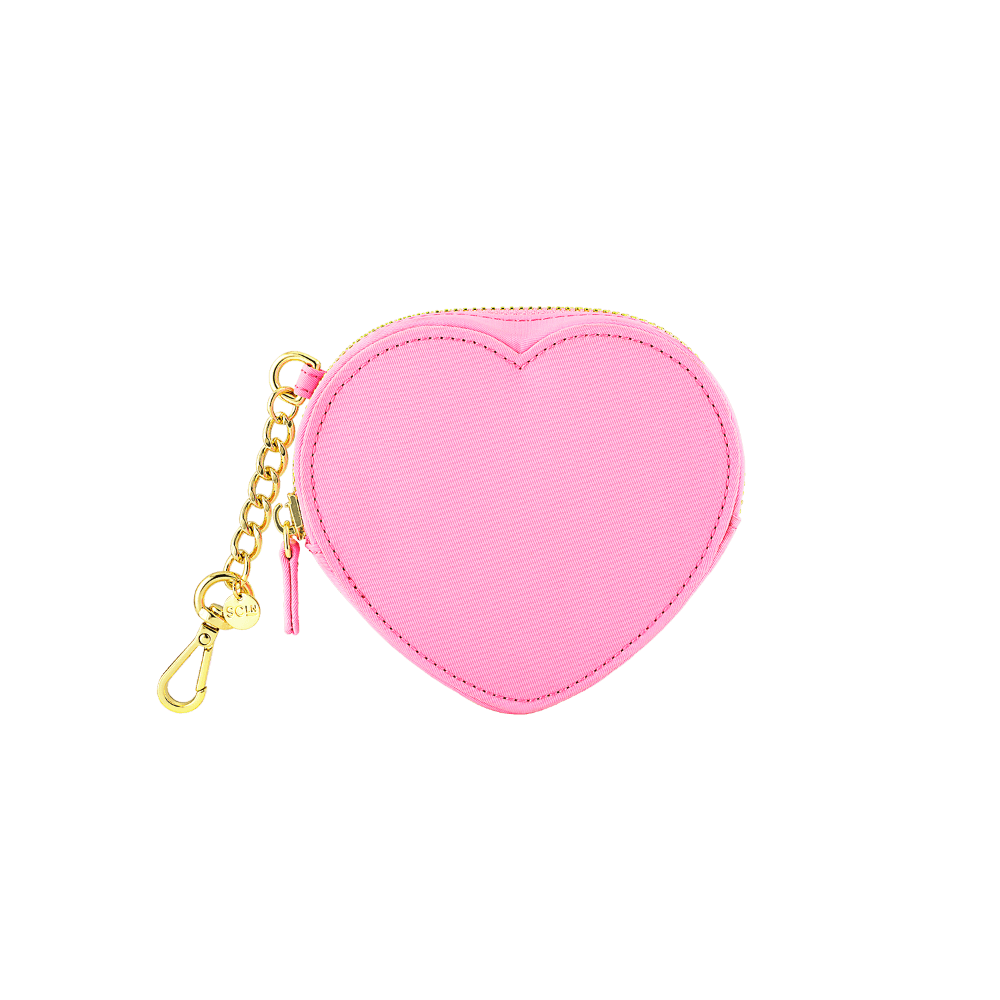 pink heart coin