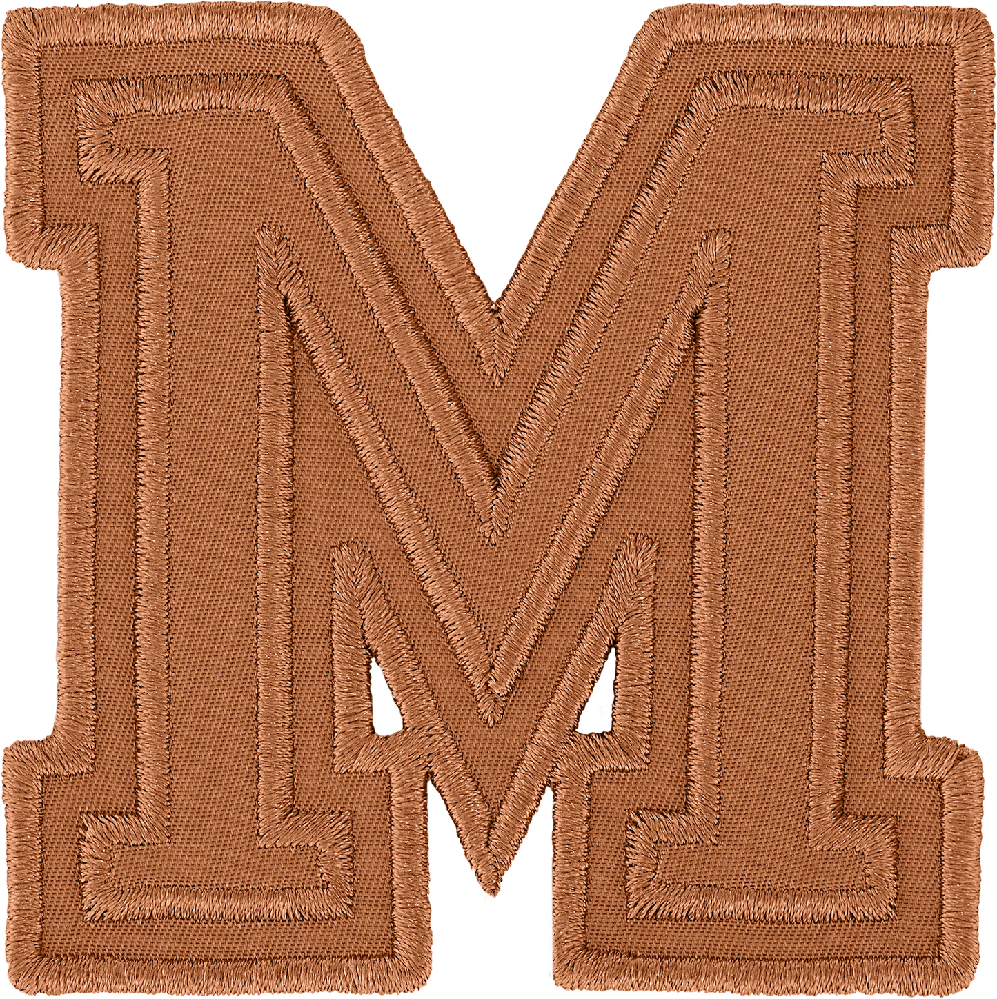 Camel Varsity Nylon Letter Patch