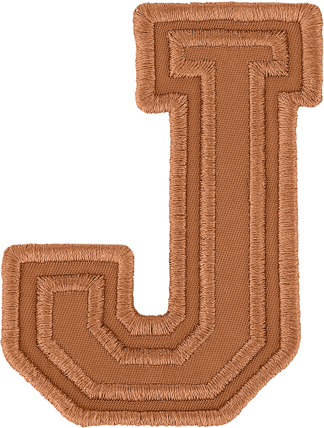 Camel Varsity Nylon Letter Patch