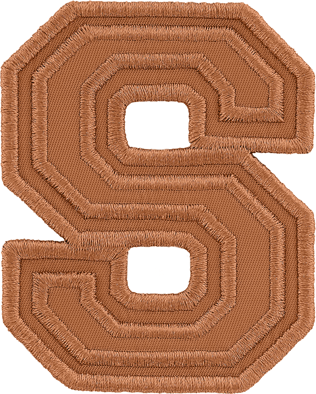 Camel Varsity Nylon Letter Patch