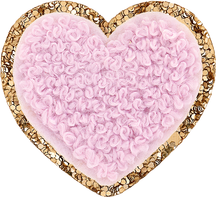 Banana Glitter Heart Patch Embroidered Patch Stoney Clover Lane