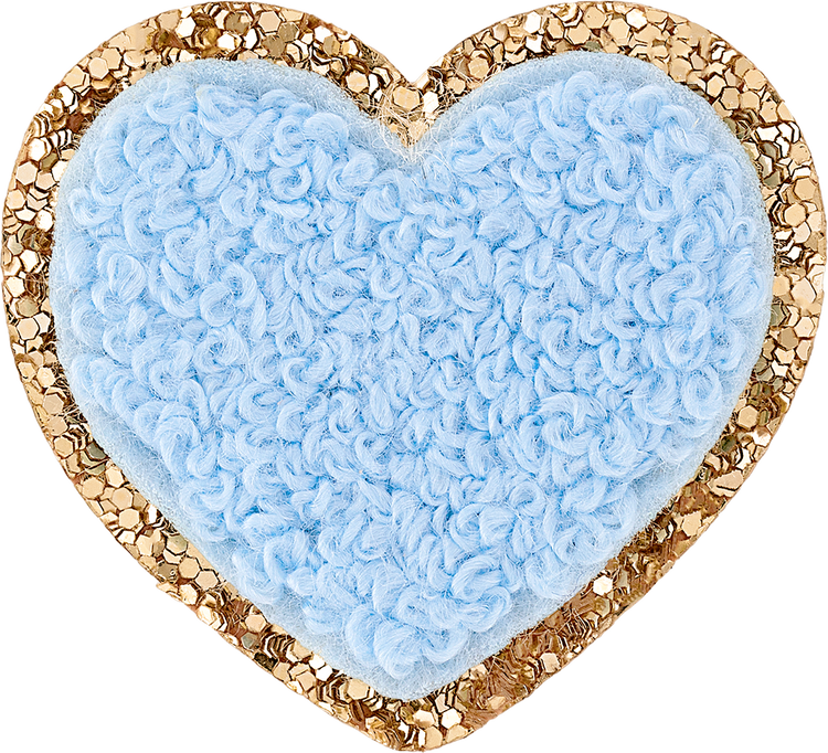 Banana Glitter Heart Patch Embroidered Patch Stoney Clover Lane