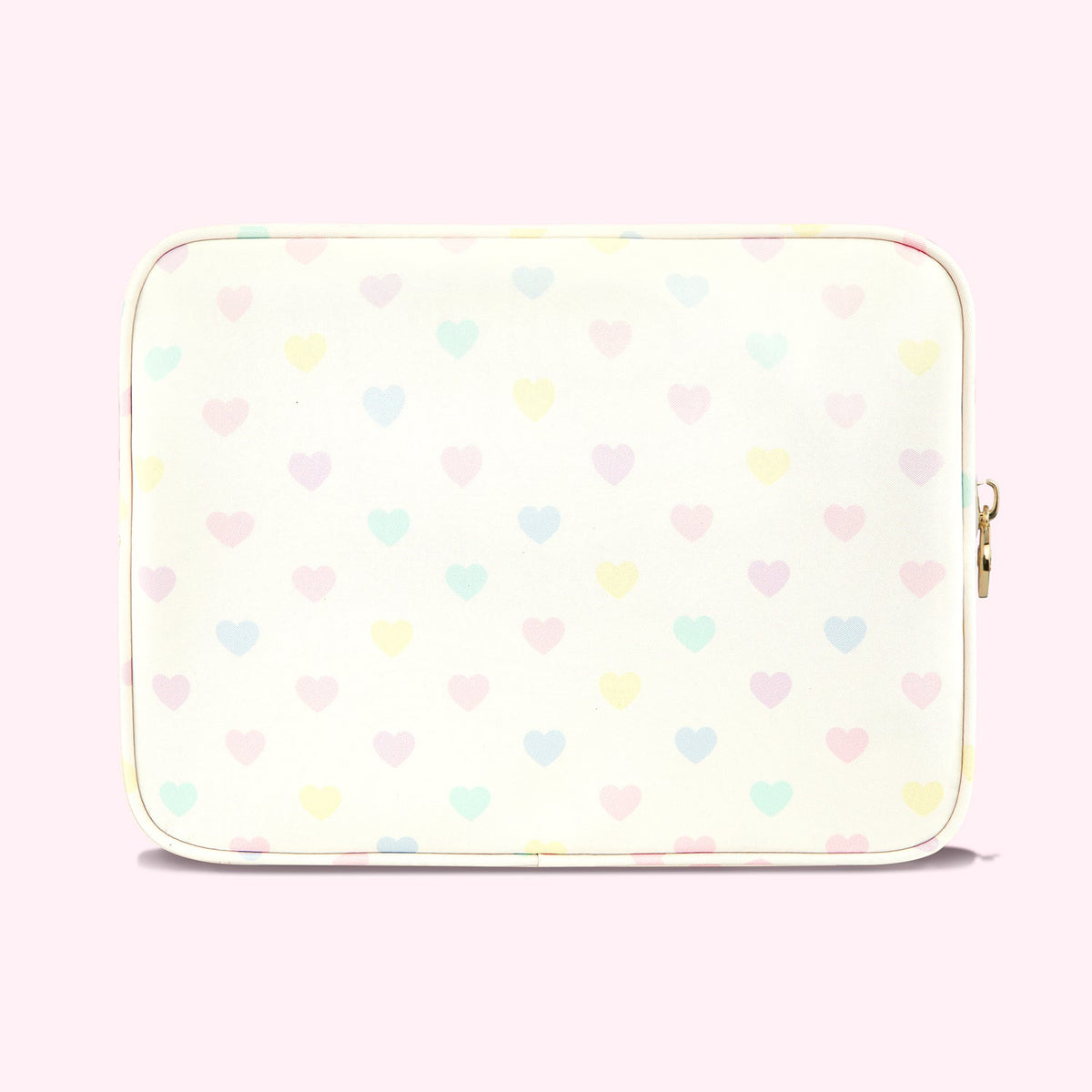 Mickey & Minnie Pastel Hearts Nylon Large Pouch