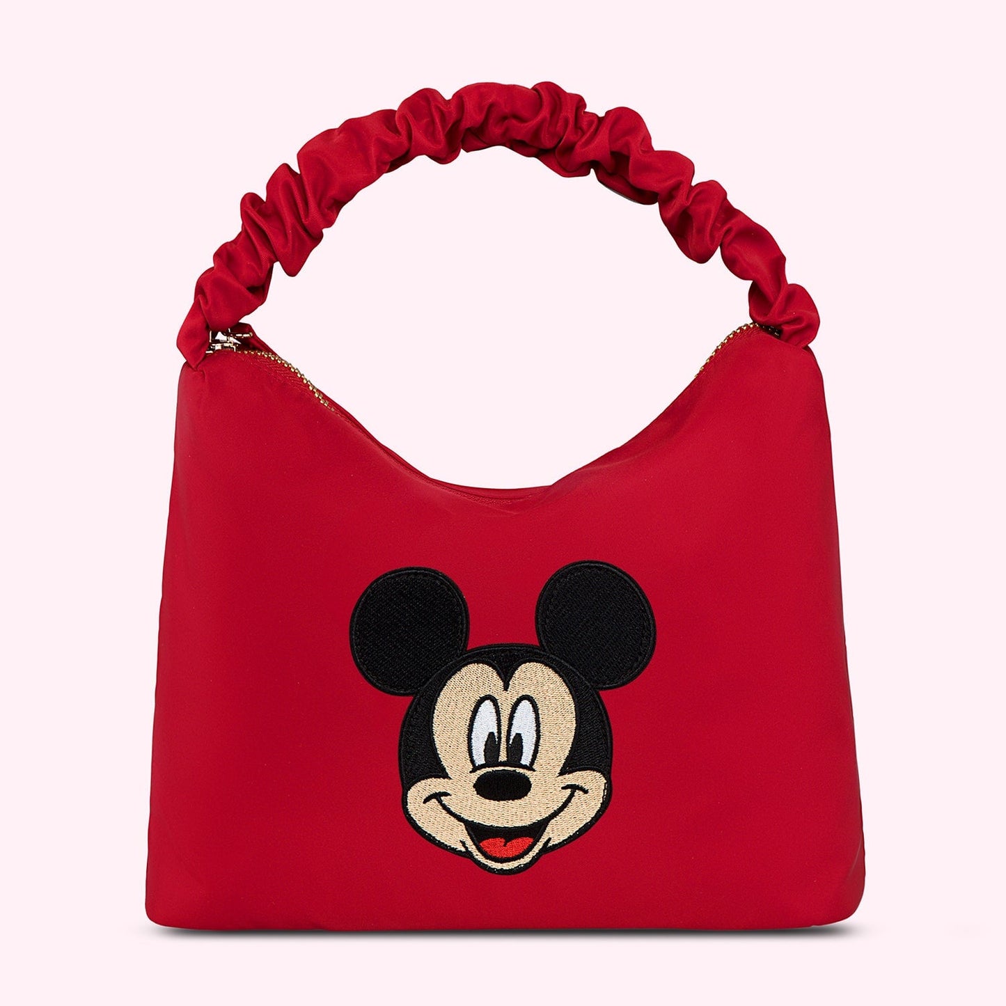 Copy of Ruby Scrunch Handle Bag with Medium Mickey Patch