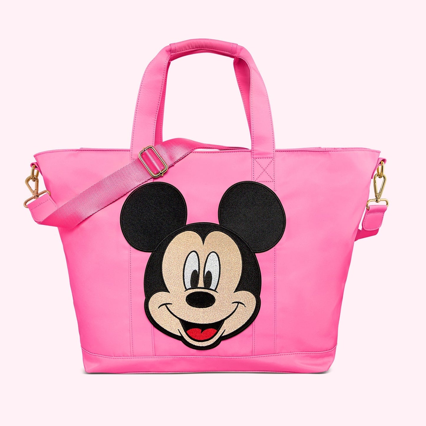 Classic Bubblegum Tote with Jumbo Mickey Patch