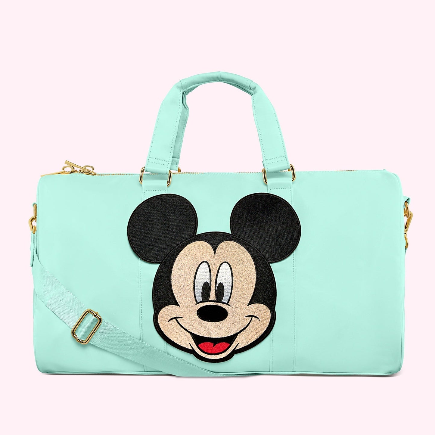 Classic Cotton Candy Duffle with Jumbo Mickey Patch